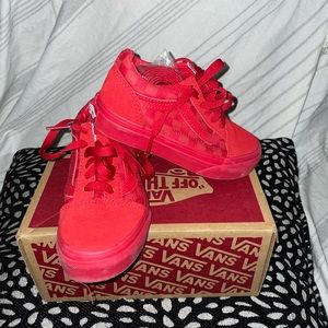 VANS OLD SKOOL TONAL CHECKERBOARD SKATE SHOES